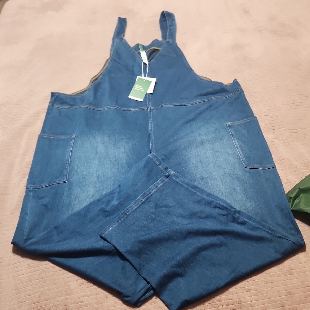 HALARA Blue Denim Jumpsuit